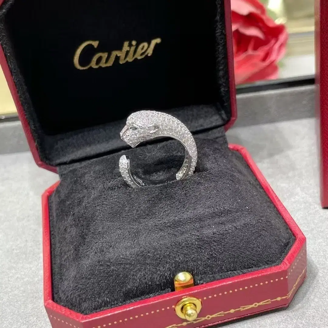 Cartier카르티에 만 다이아몬드 팬서 반지