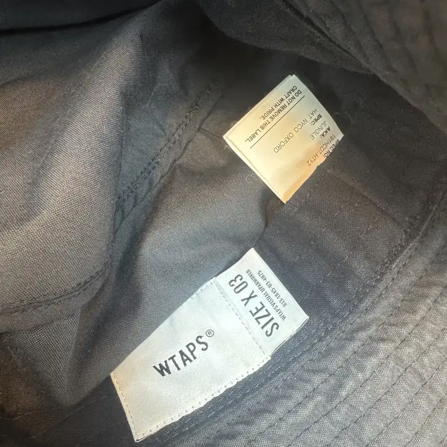 WTAPS 19SS 정글햇 블랙 L