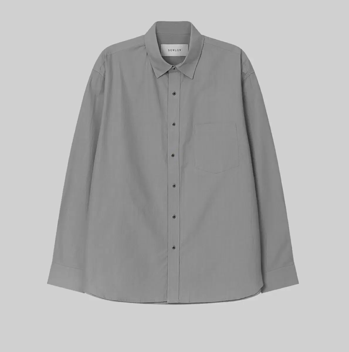 Bauro Products Basic Cotton Shirt [Gray]