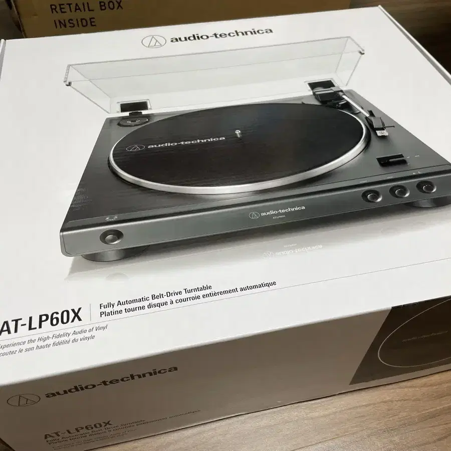 LP 턴테이블 오디오테크니카 AT-LP60X