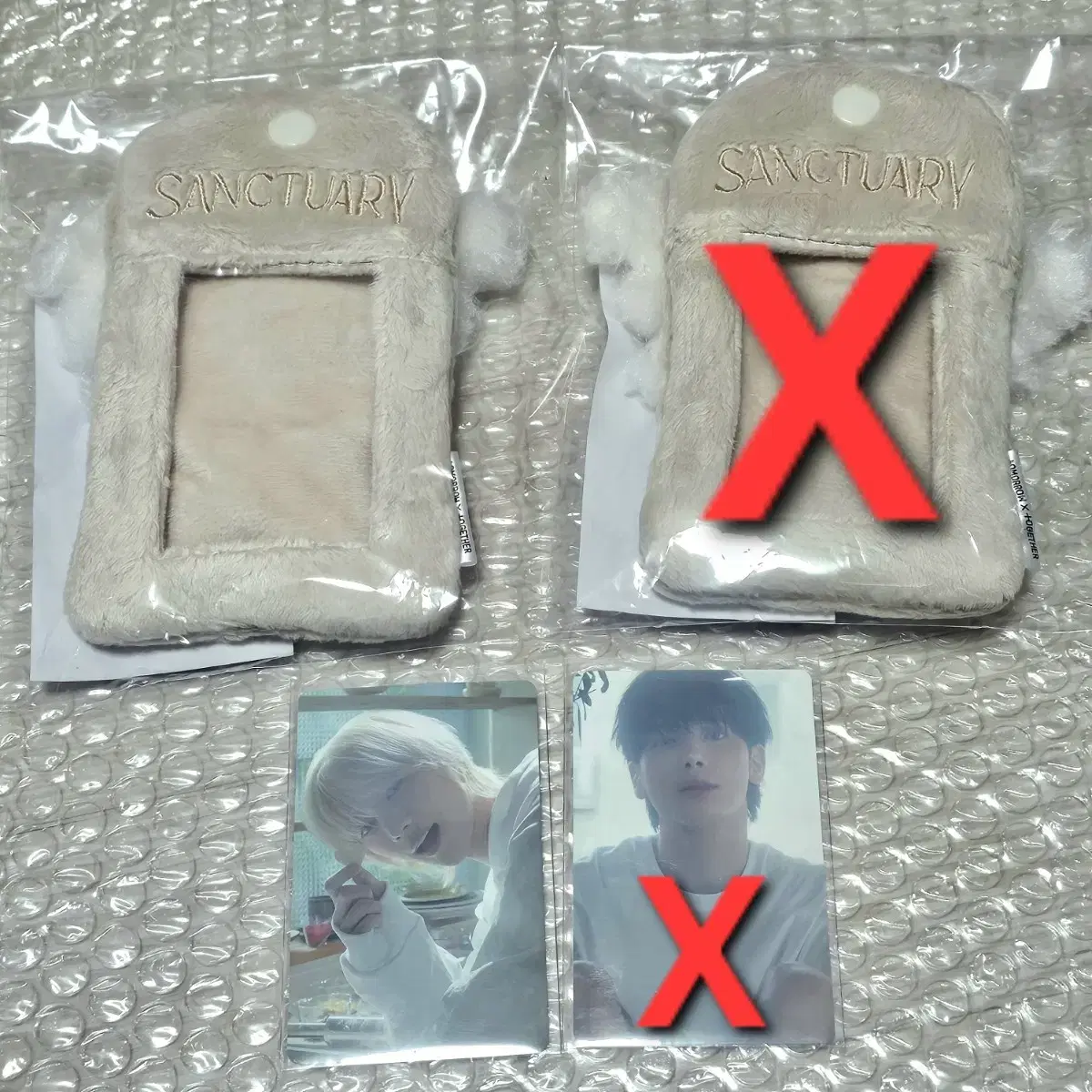 (Cost) txt Sanctuary pop up Photo photocard Photo Card Holder keyring sell WTS