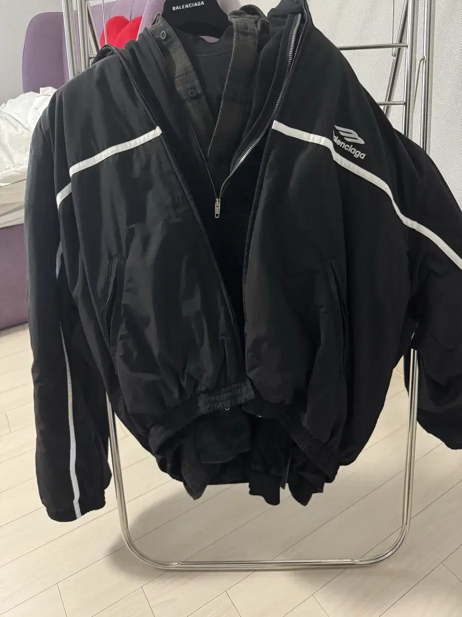 [2]Balenciaga 3B Sport ikon layered tracksuit jacket