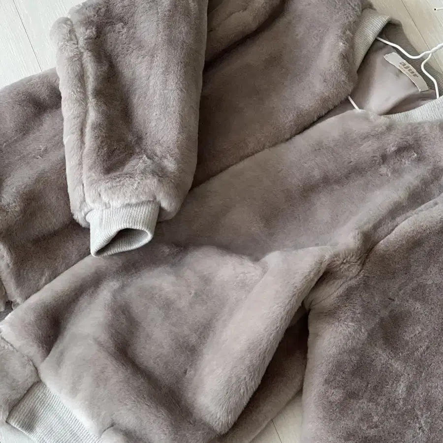 Mocha Grey Fur Jacket