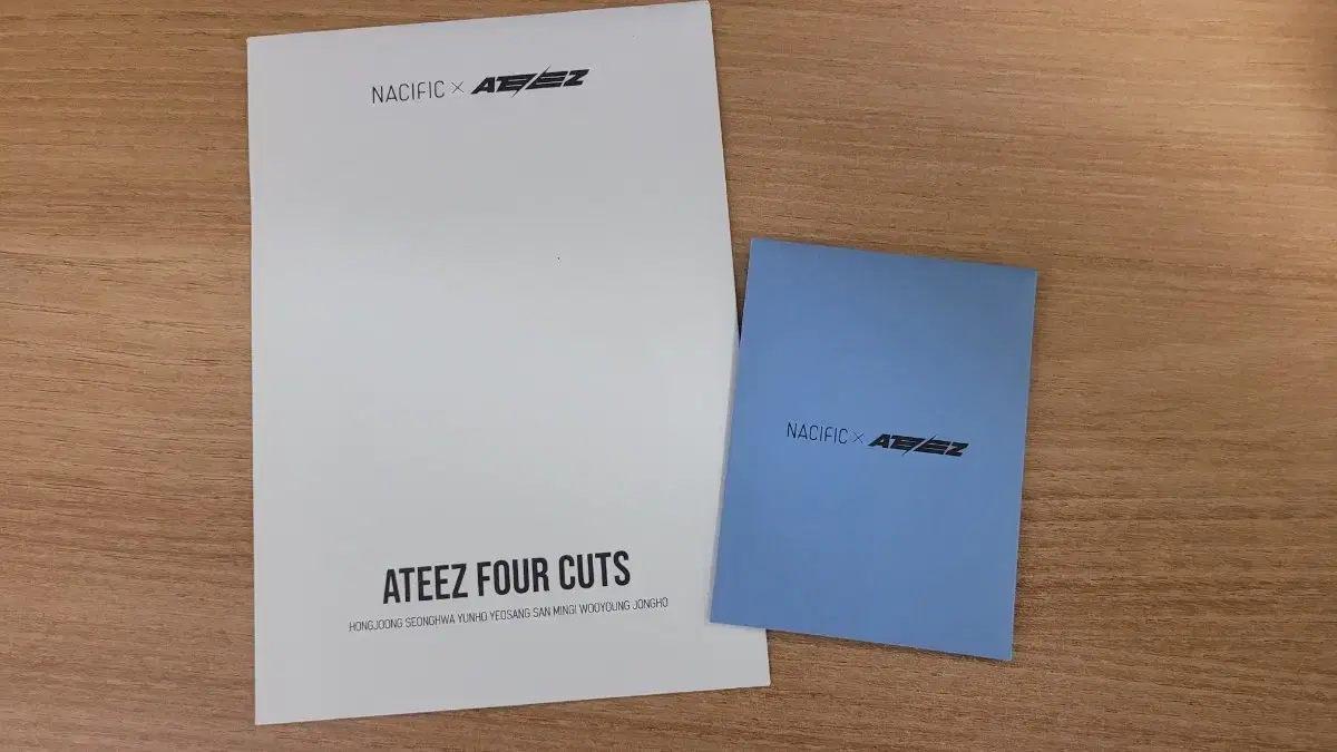 24년12월출시,에이티즈ATEEZ최신포카 네시픽 콜라보 챕터10버전 2종