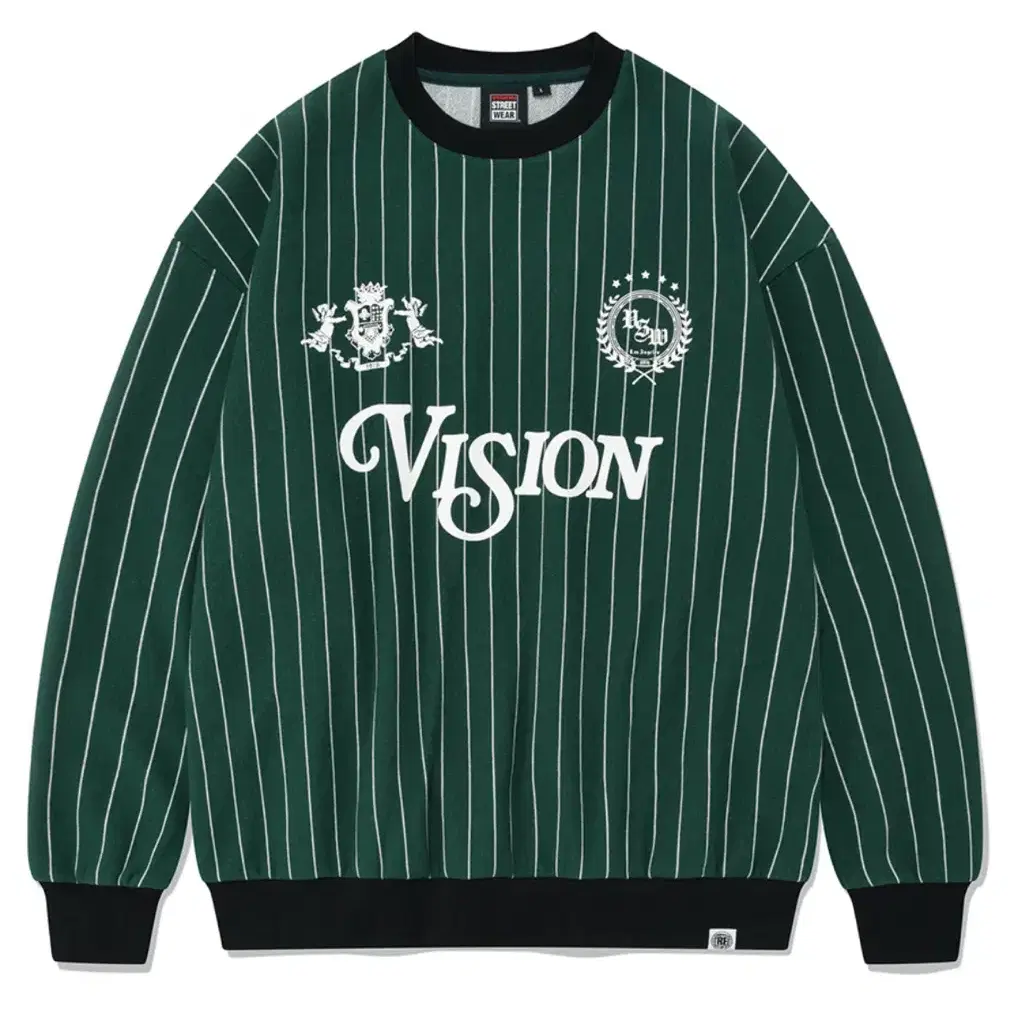 비전스트릿웨어 Team Crewneck Dark Green 맨투맨 L