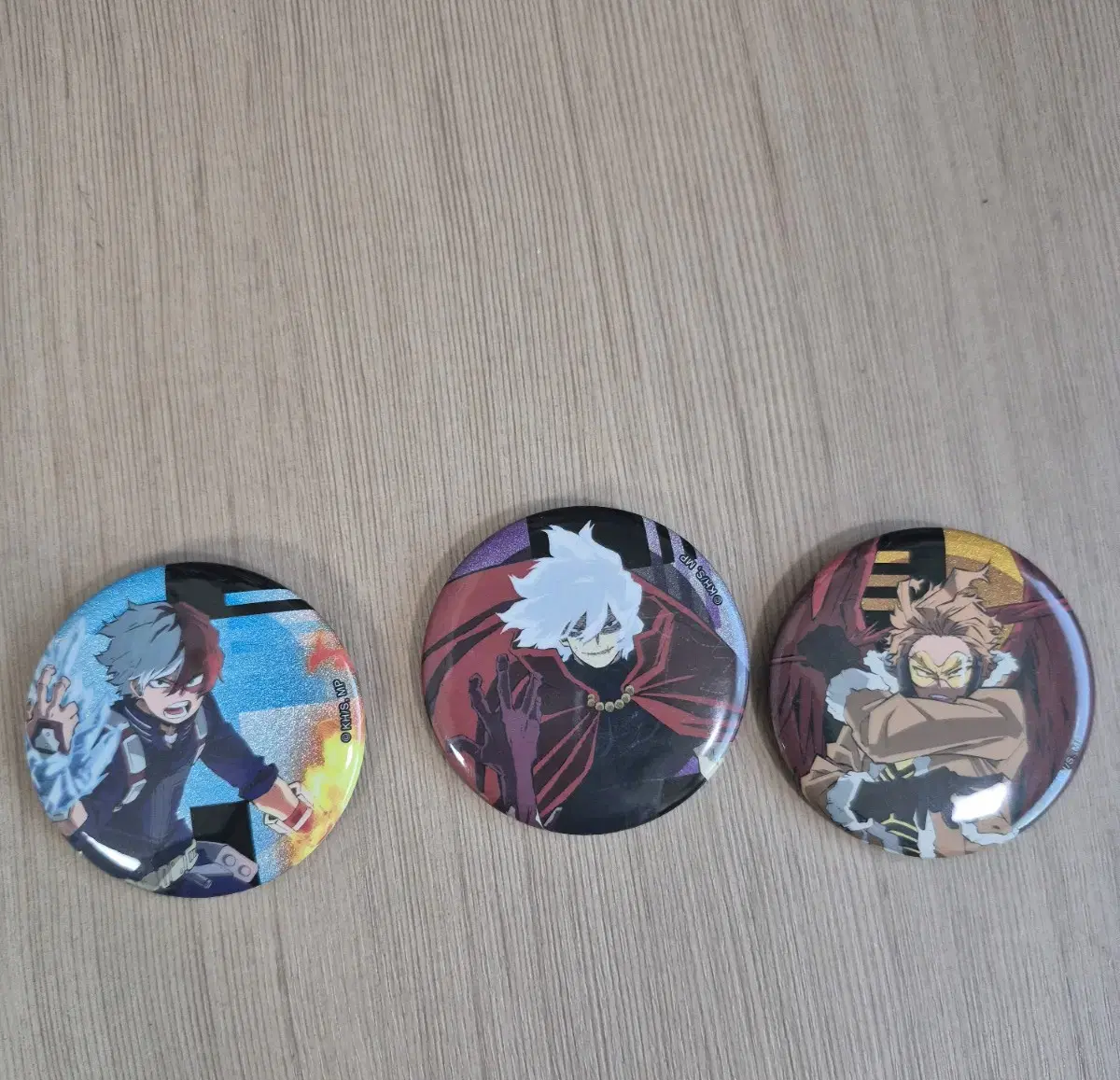 Nahia Hiroaka Todoroki Shoto Hawks Shigaraki Tomura Canbadge