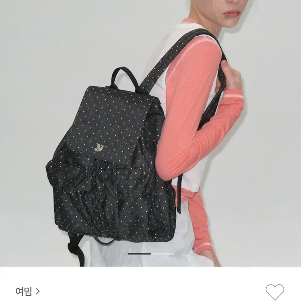 여밈 day backpack (star black) 미니아님!!!