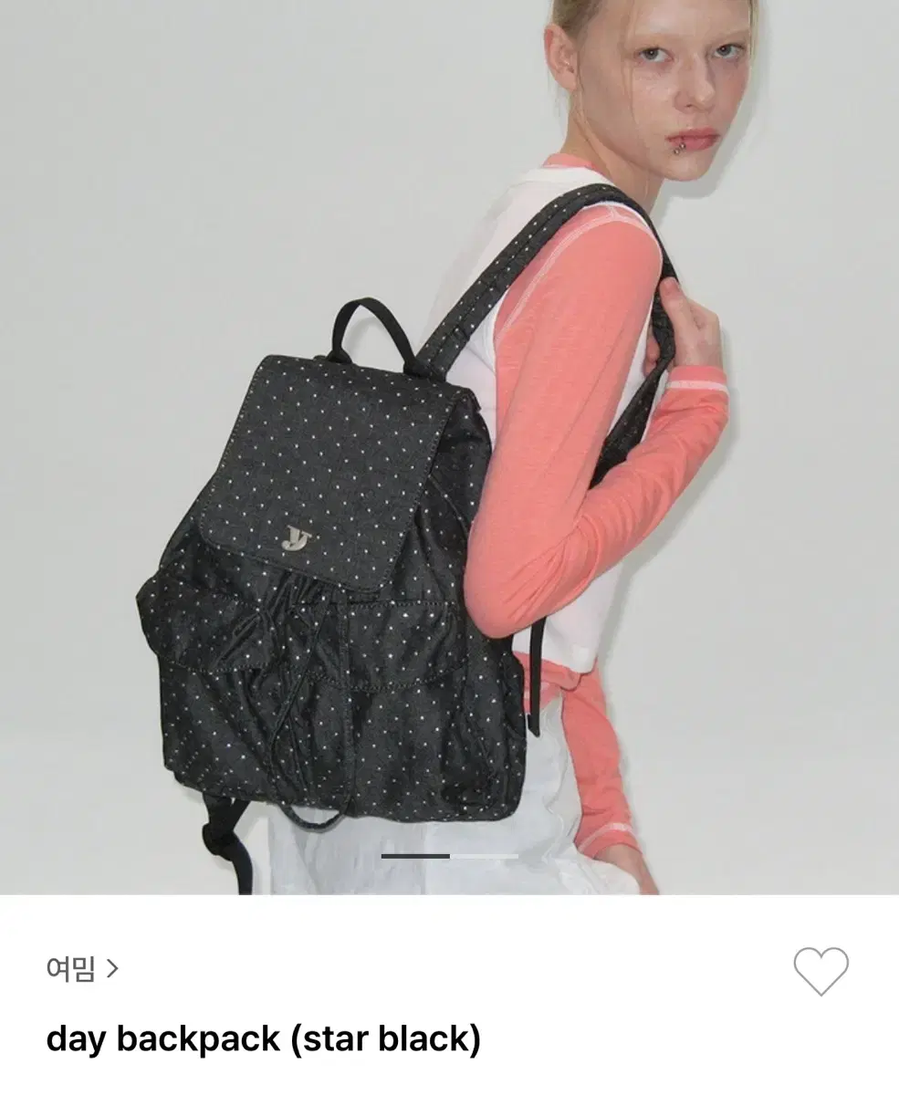 여밈 day backpack (star black) 미니아님!!!