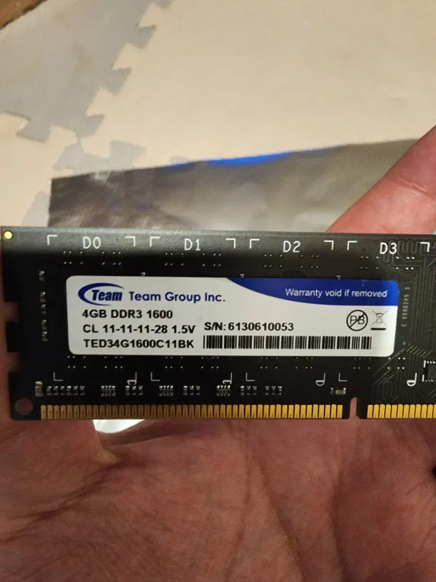 팀그룹 DDR3 4GB 12800