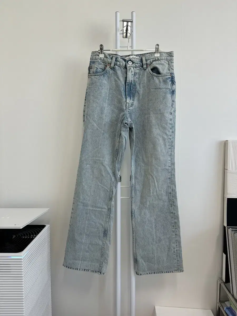 아워레가시 70s cut bleach crease denim