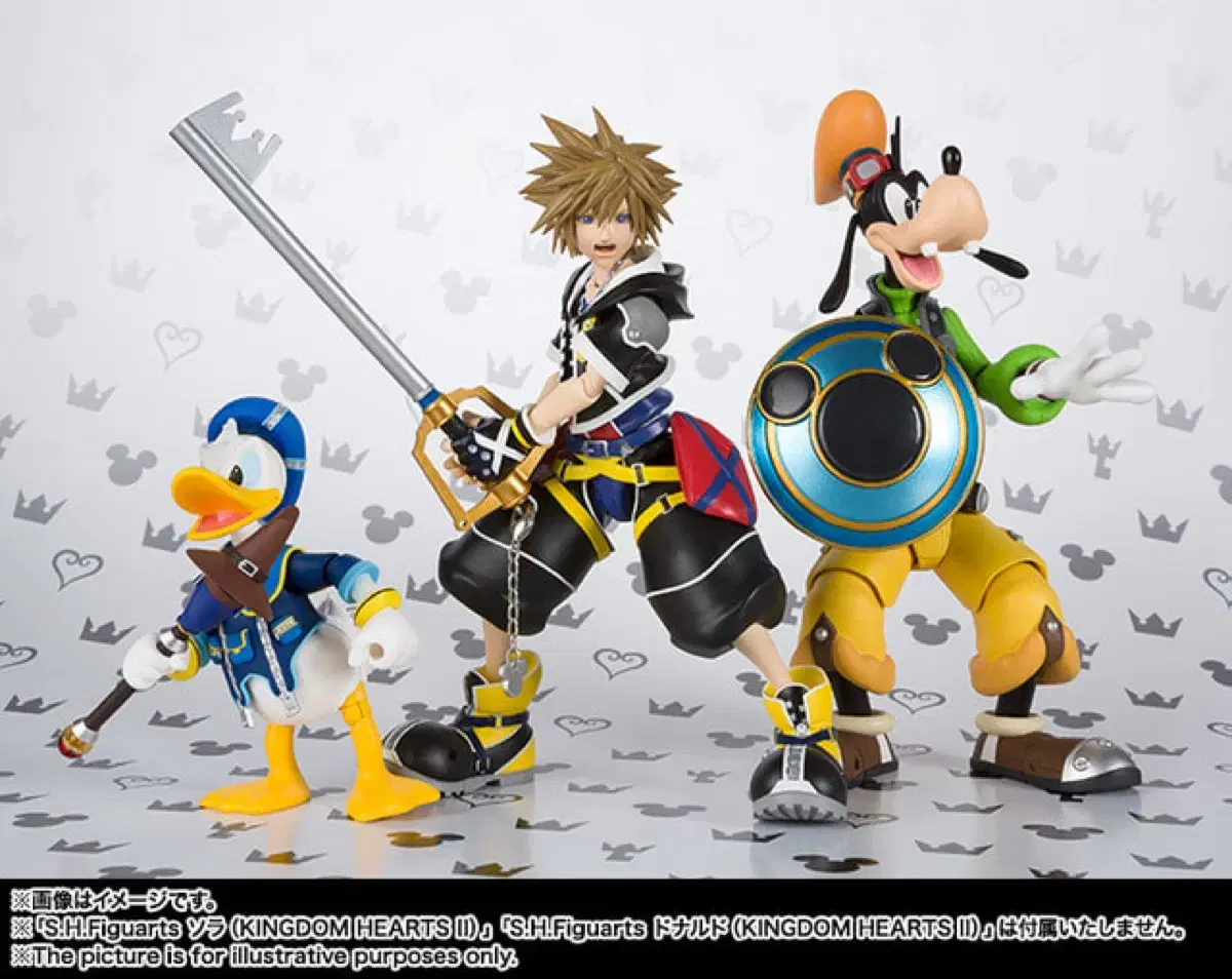 SHF Kingdom Hearts 3 Sora/Mickey/Goofy/Donald in bulk