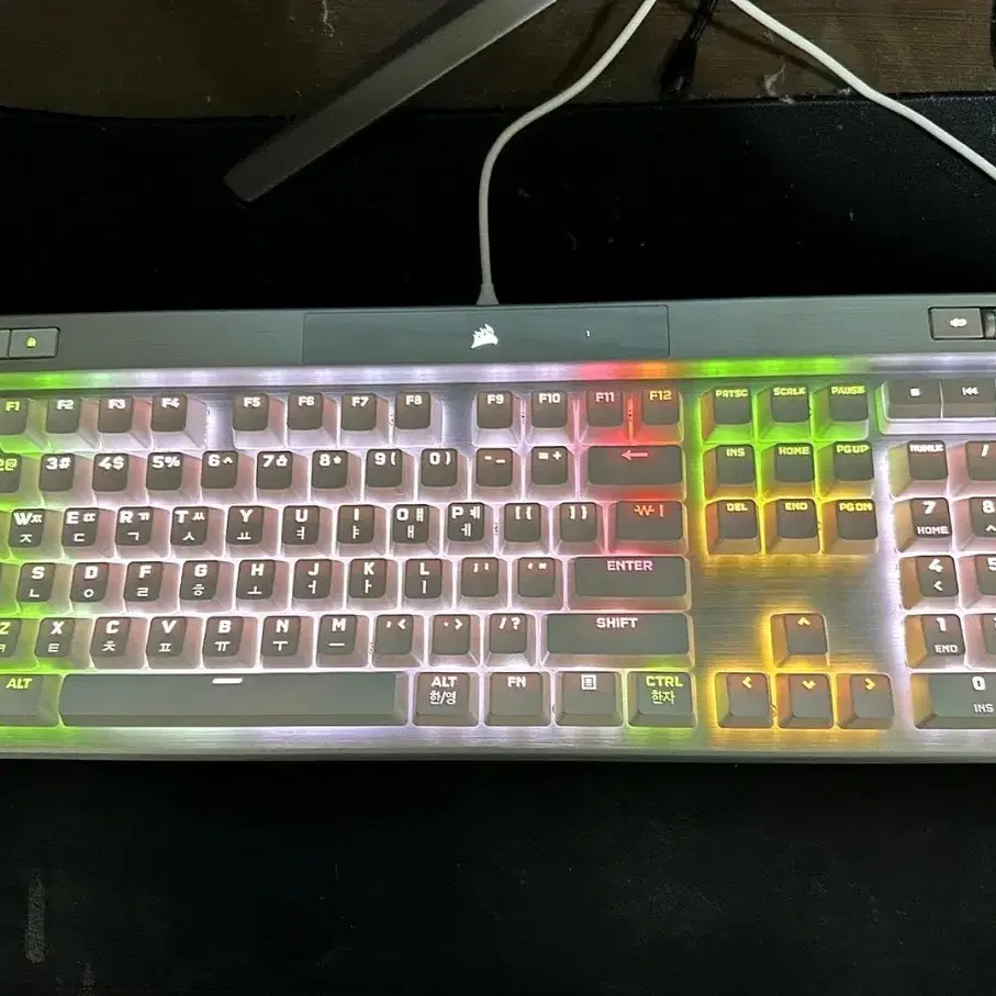 커세어 k70 rgb pro opx 광적축 한글