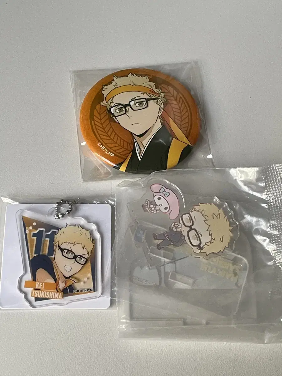 Haikyuu Tsukishima acrylic Canbadge bulk WTS