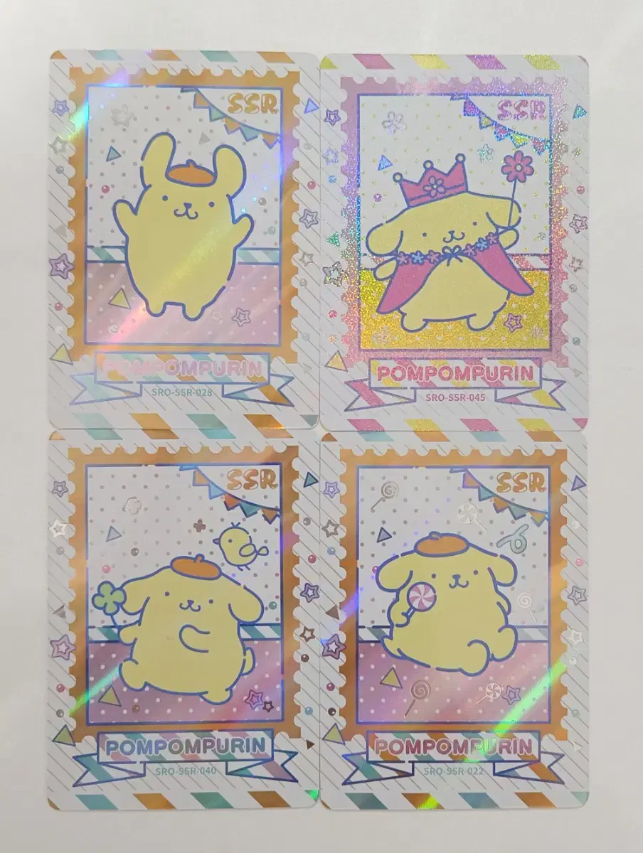 Sanrio Photocard Character Collectors' kard Pompompurin SSR Kard Set 2