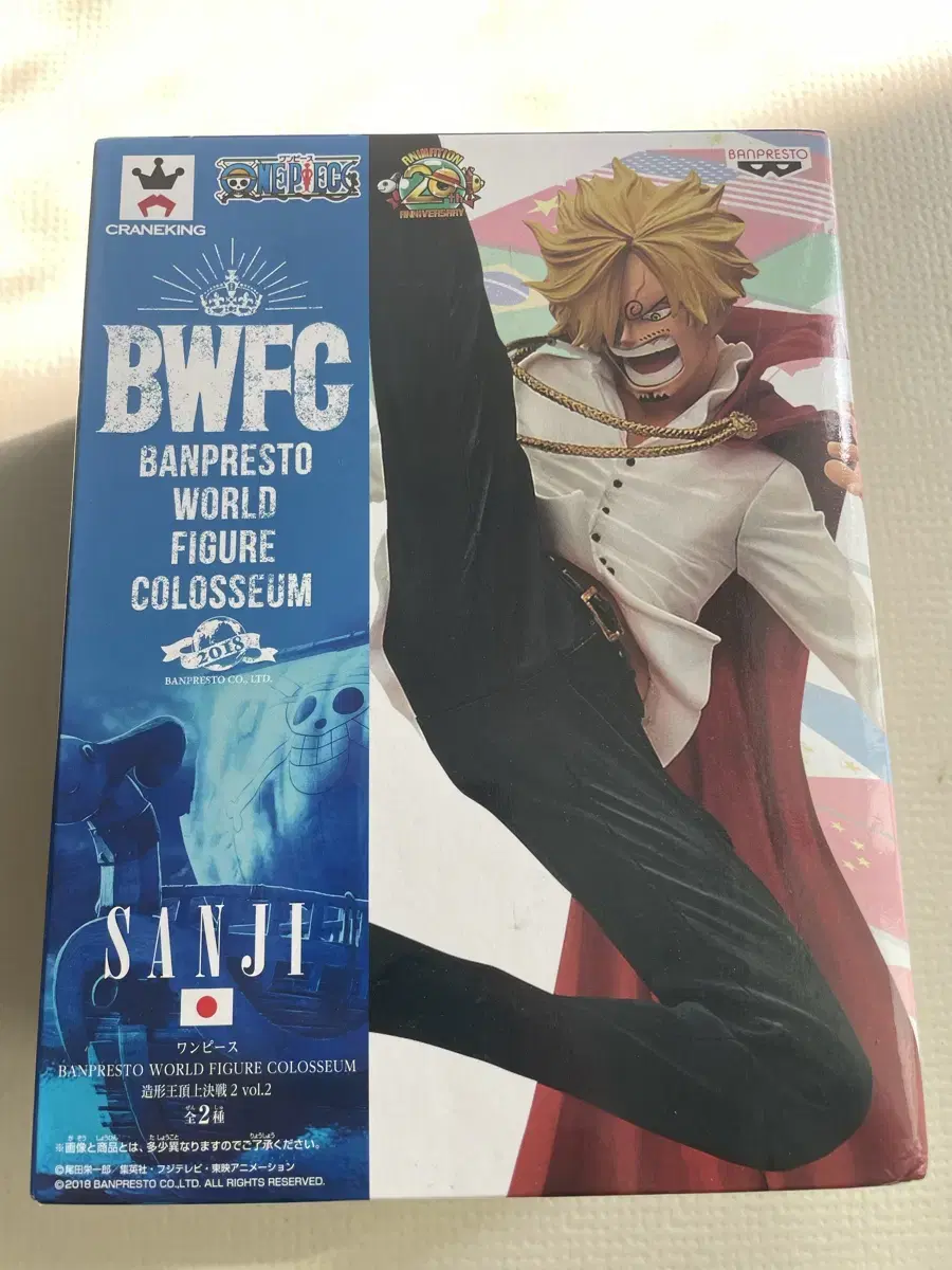 원피스 피규어 새제품 BWFC SANJI