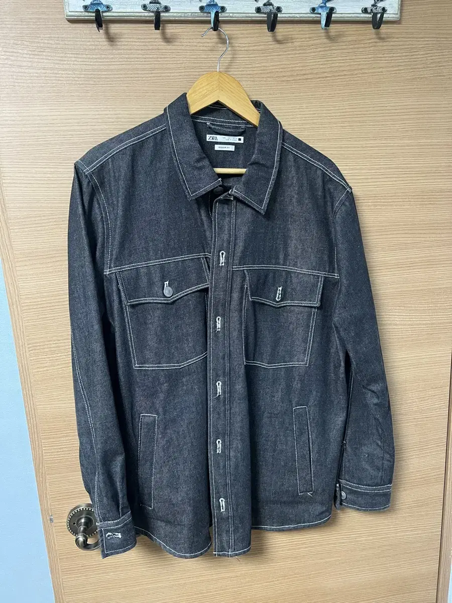 Zara Sanji Denim Shirt Jacket