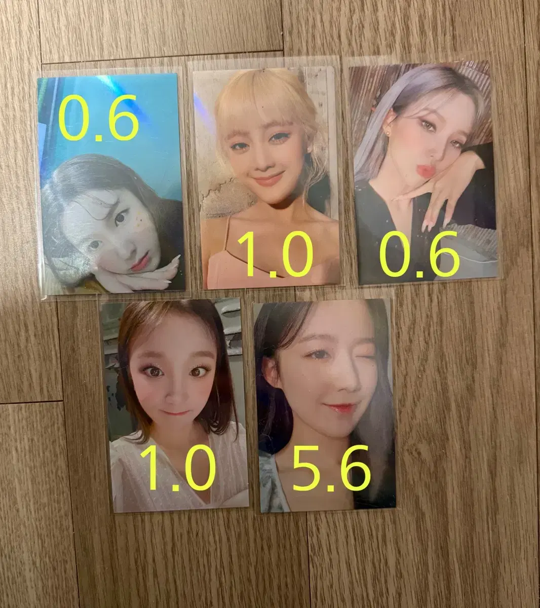 idle idle bustle makestar primary miyeon minnie soyeon shuhua photocard