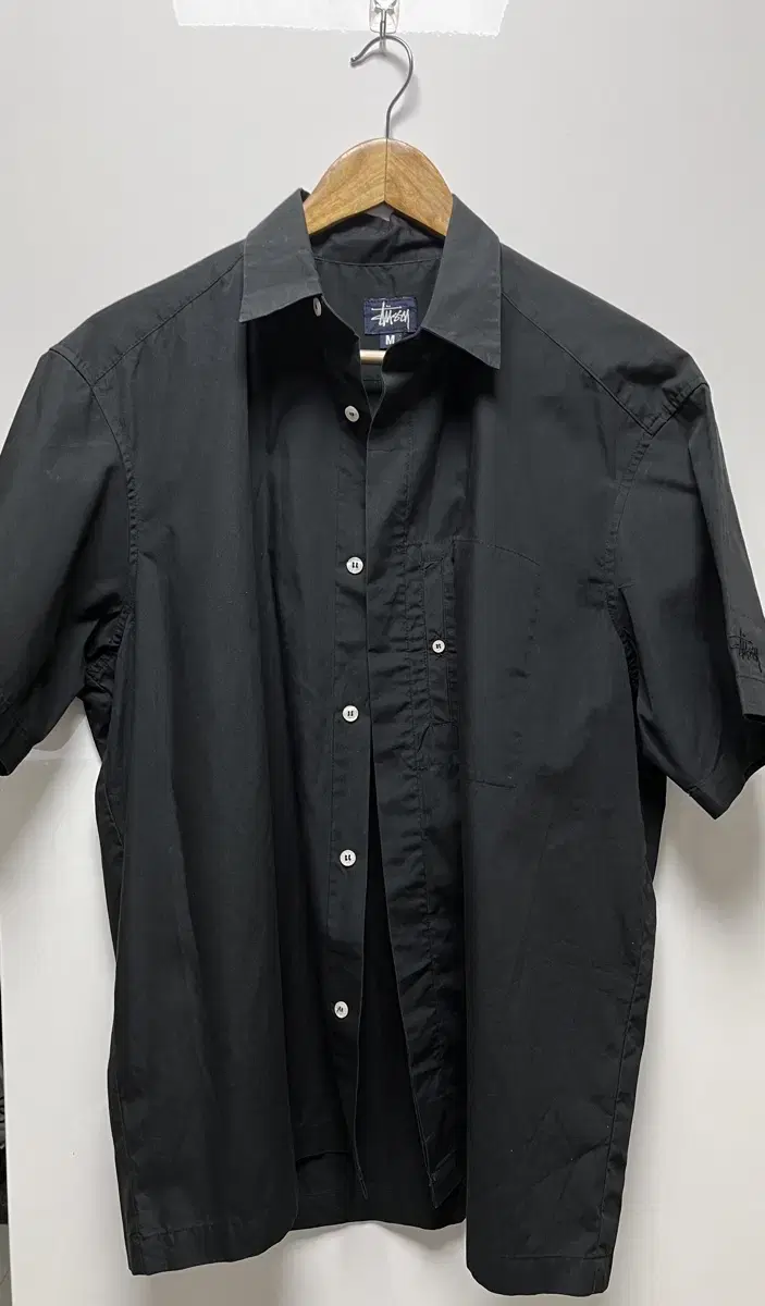 Stussy Short-Sleeved Shirt Black M