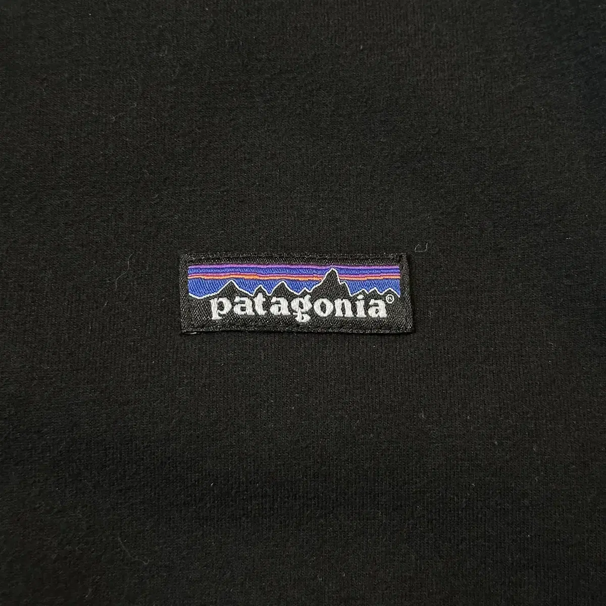 [M] 파타고니아 PATAGONIA P-6 스몰패치 맨투맨 블랙