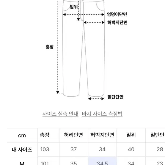 위캔더스 바지 CURRENCY PANTS