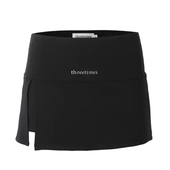 쓰리타임즈 athletic slit skirt