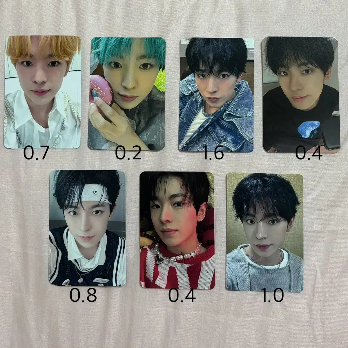 nctwish photocard unreleased photocard nctwish sion riku u sakuya jae hei ryo