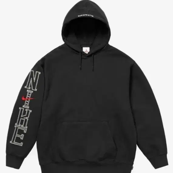 Supreme x Nike Hooded Sweatshirt Black -