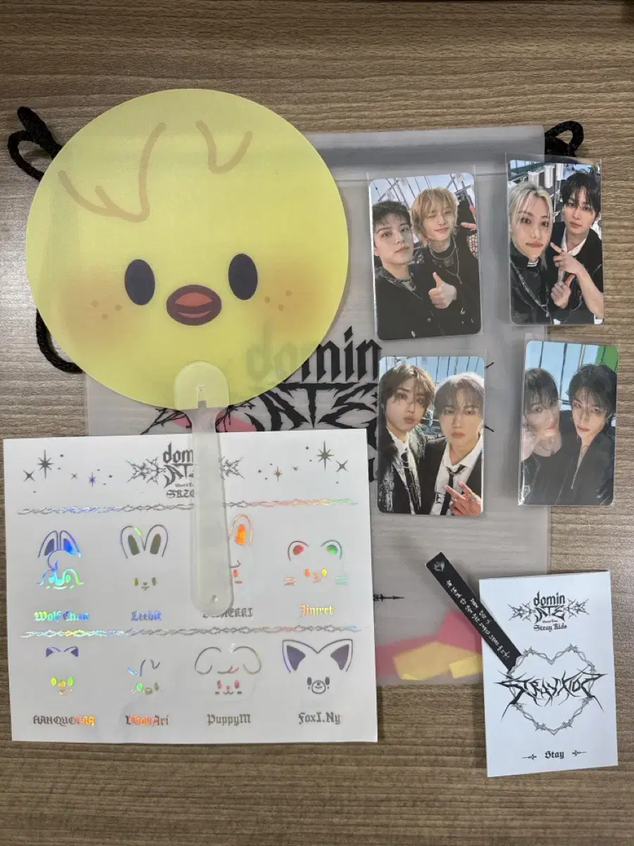 Enter the Skz Dominate Tour photocard sells sets