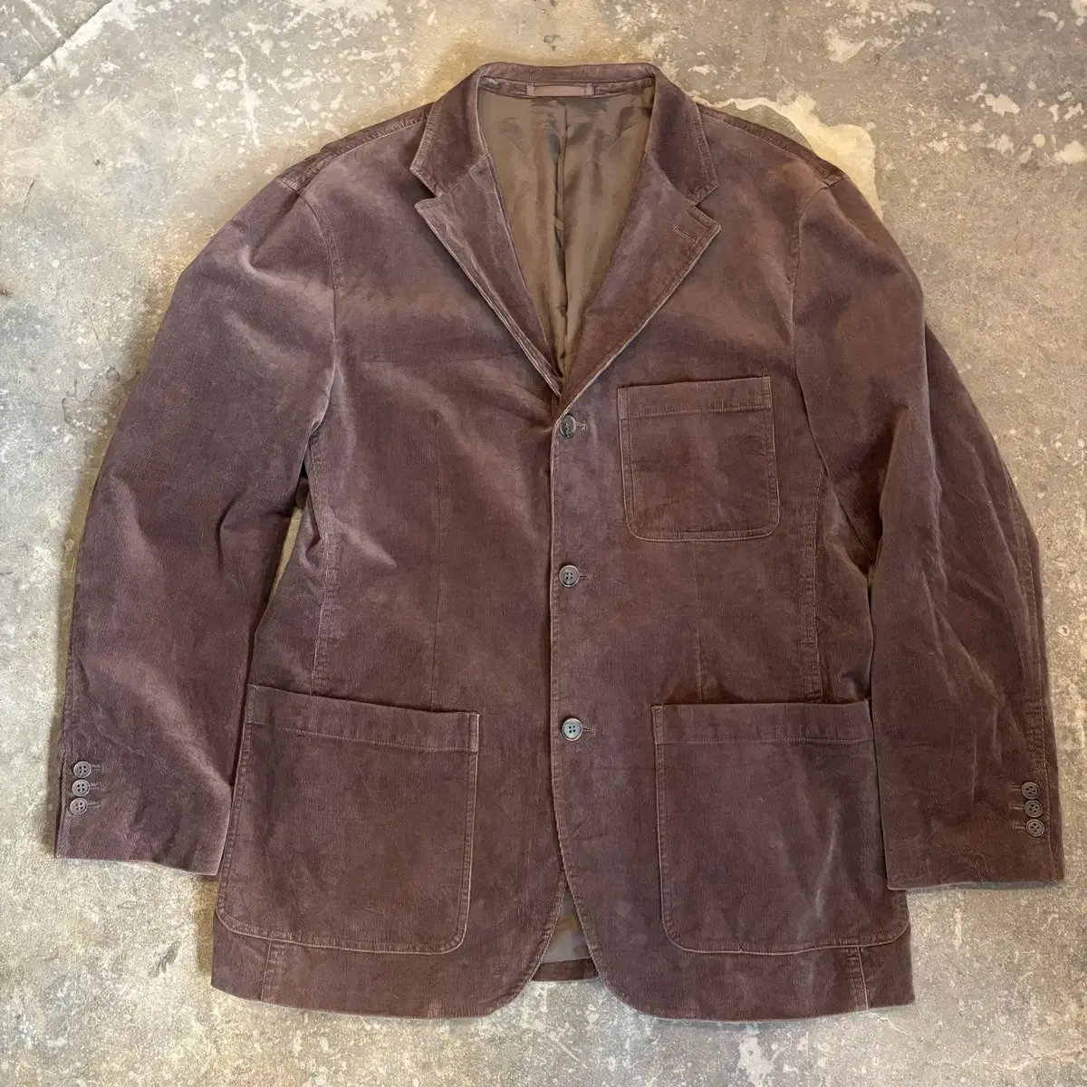 Old L.L.BEAN 3-Button Corduroy Jacket Real Buttons