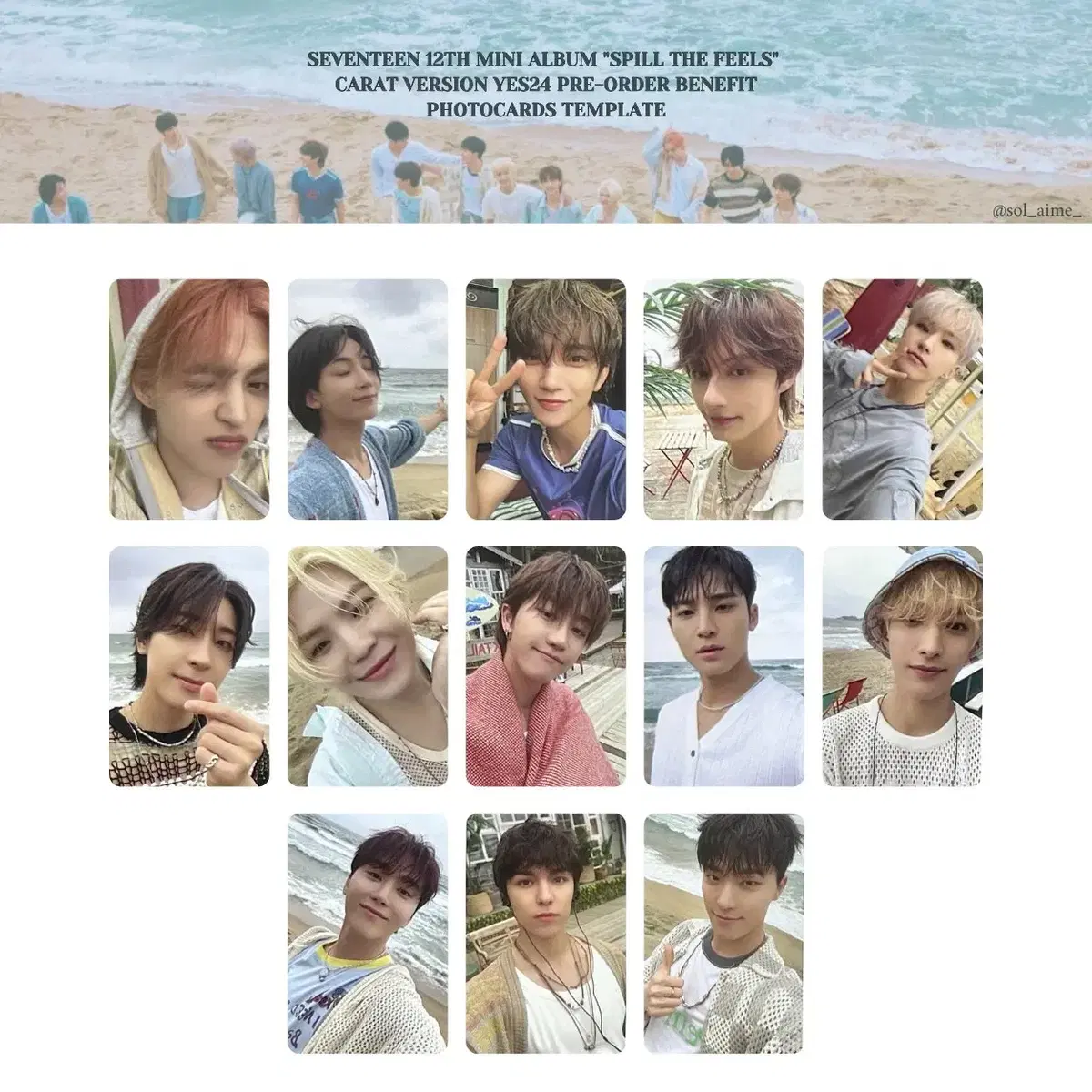 seventeen yes24 caratvahn pre-order benefit wts (bulk)