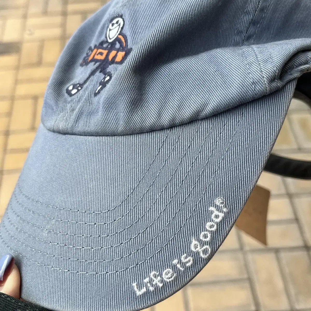 Vtg 빈티지 Life is good 로고 볼캡