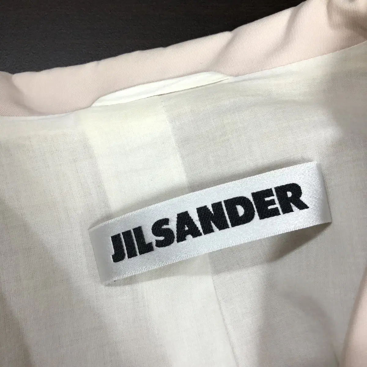 [ JIL SANDER ] 질샌더 히든버튼 롱 트렌치코트