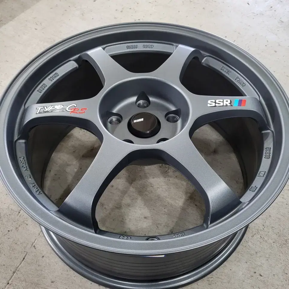 18인치 SSR TYPE-C RS ST 검메탈 휠 신품휠 4개 60만원