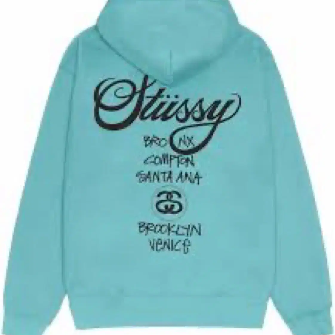 Stussy world tour hoodie ocean-XL