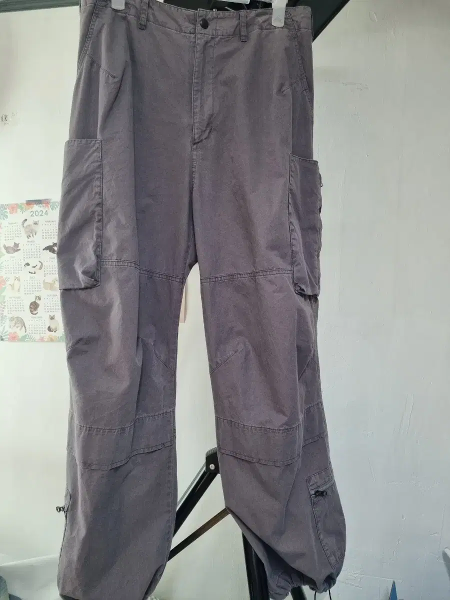 Hatching Room Home Cargo Pants Faded Purple 3