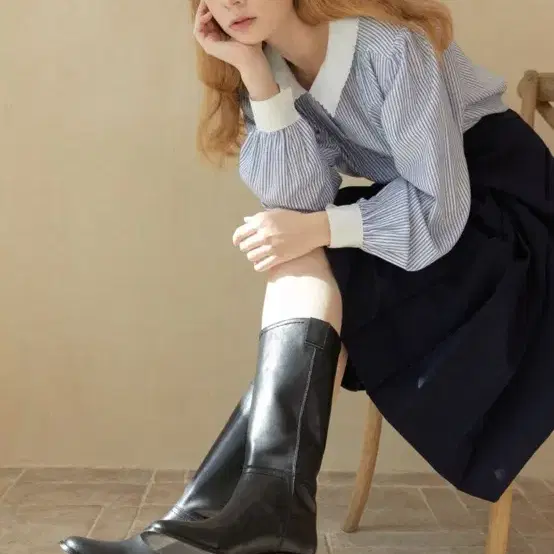 릴리슈 롱 부츠 mouth long boots