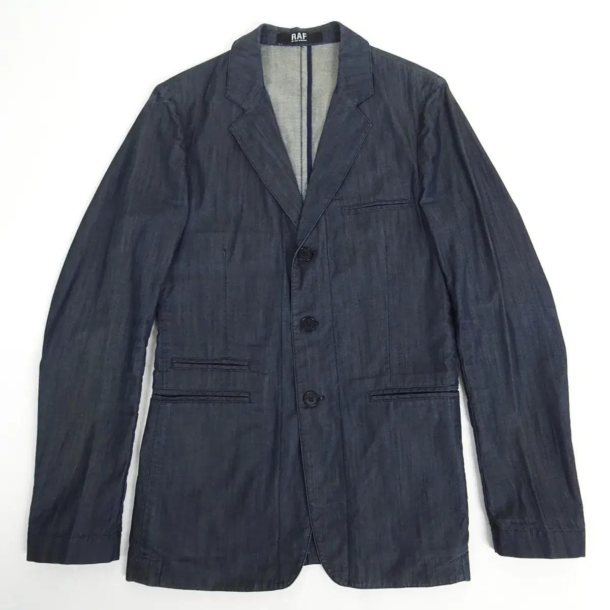 [46] RAF BY RAF SIMONS cotton denim blazer Archives