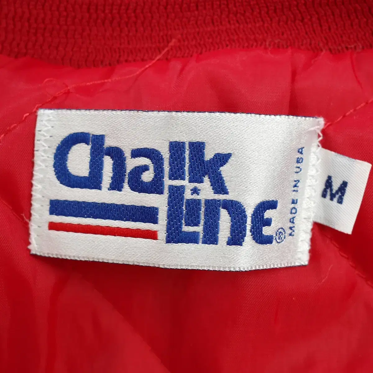 Chalk Line 새틴 자켓