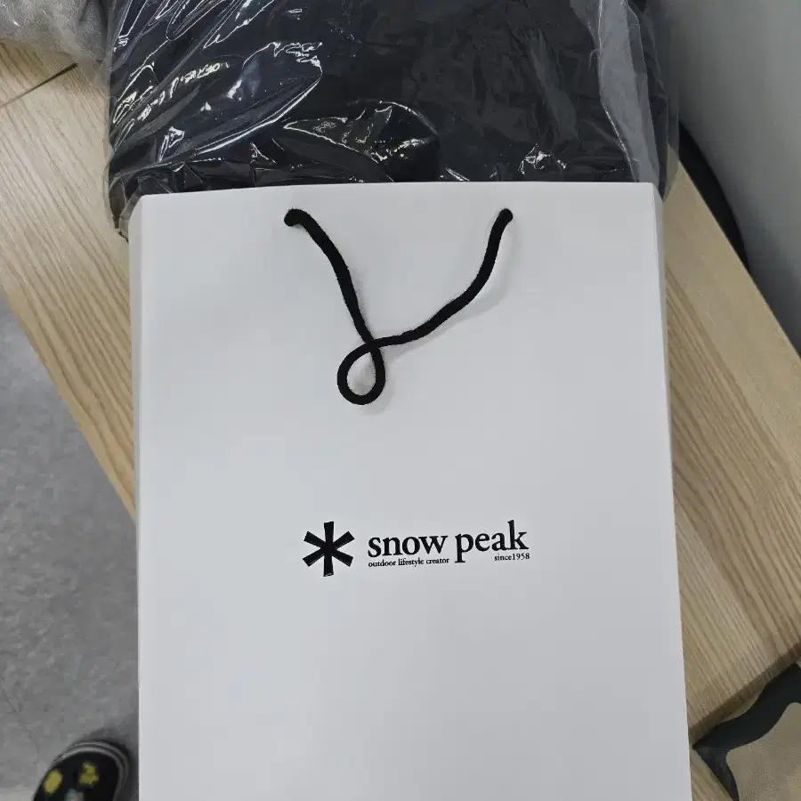 snow peak 랜드 후드 경량 다운자켓 블랙 105 새상품