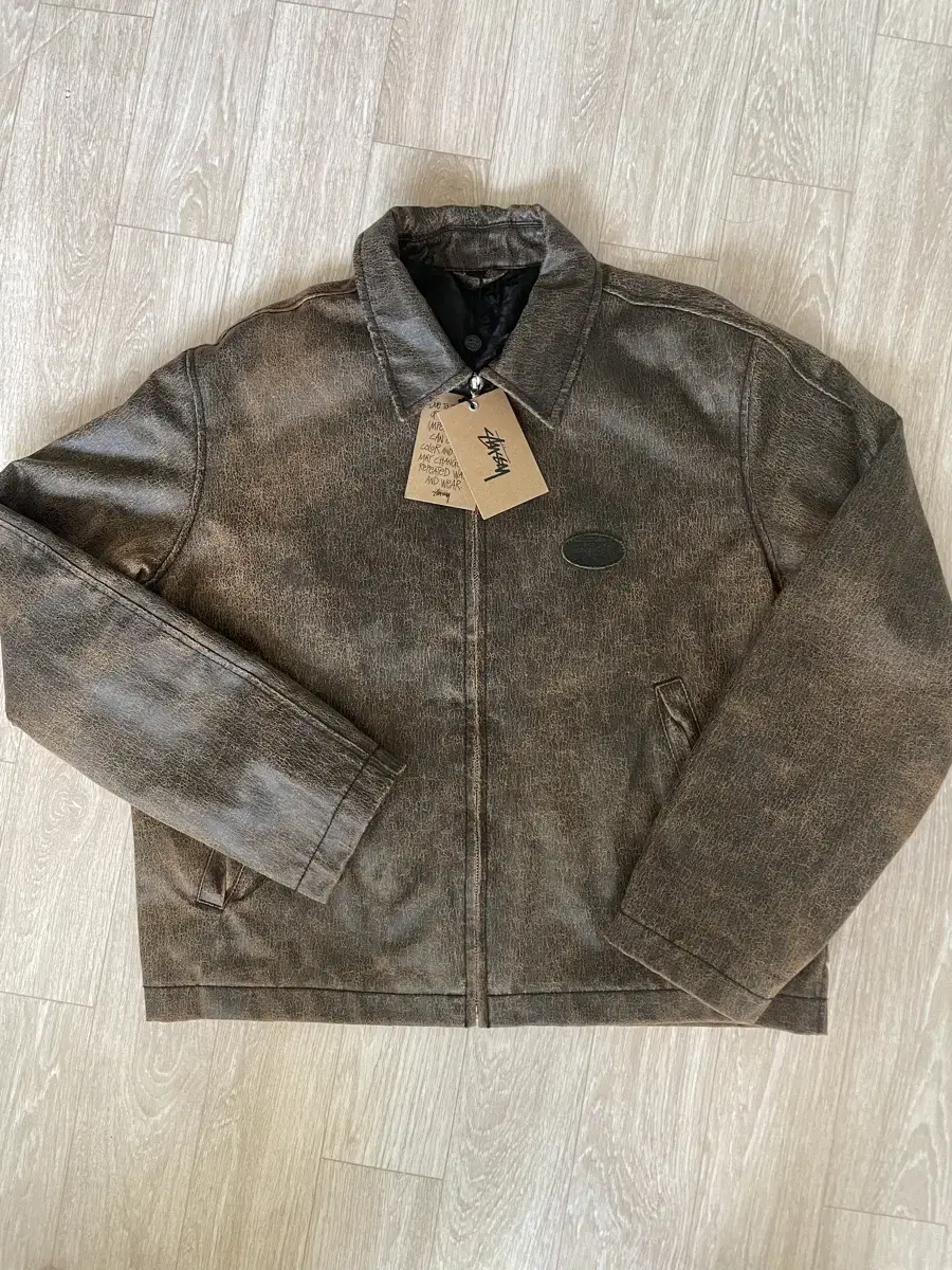 [S] Stussy Club Coated Jacket