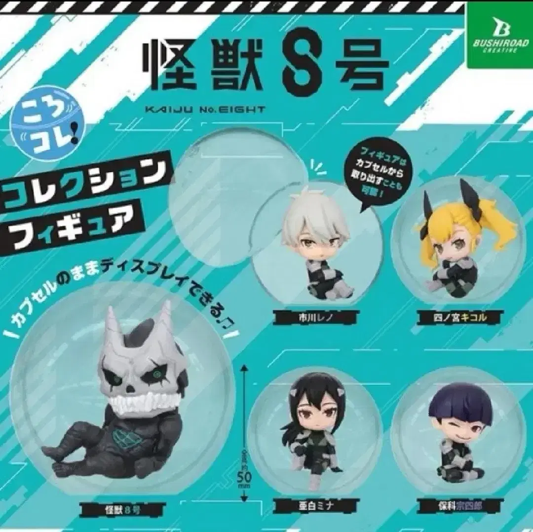 Kaiju No.8 Korokore Collection Figure Capsule Gacha 5pcs