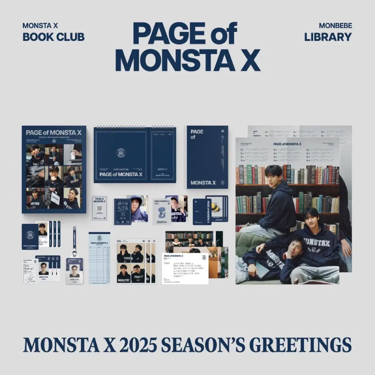 2025 monsta x season's greetings buncheol (Shownu + Minhyuk)