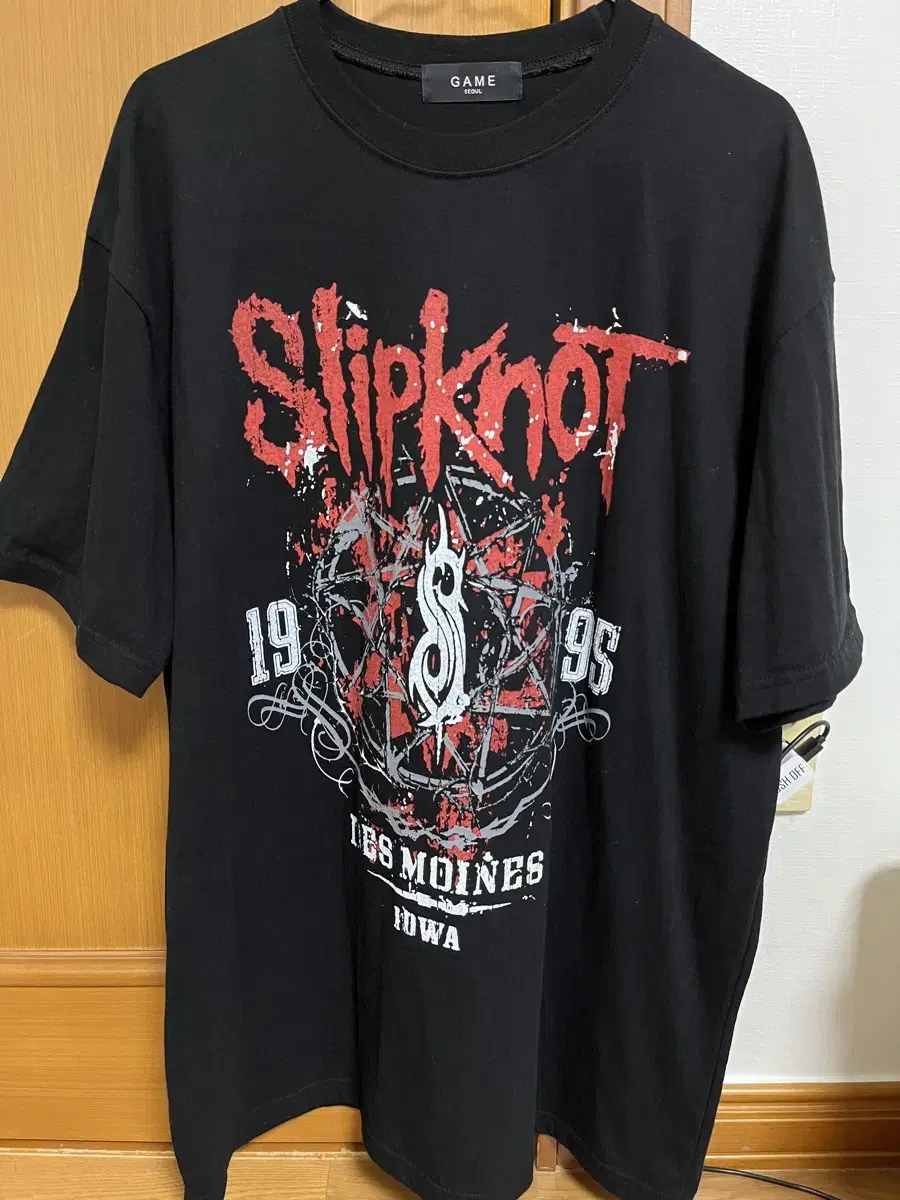 빈티지 Slipknot 반팔 티셔츠