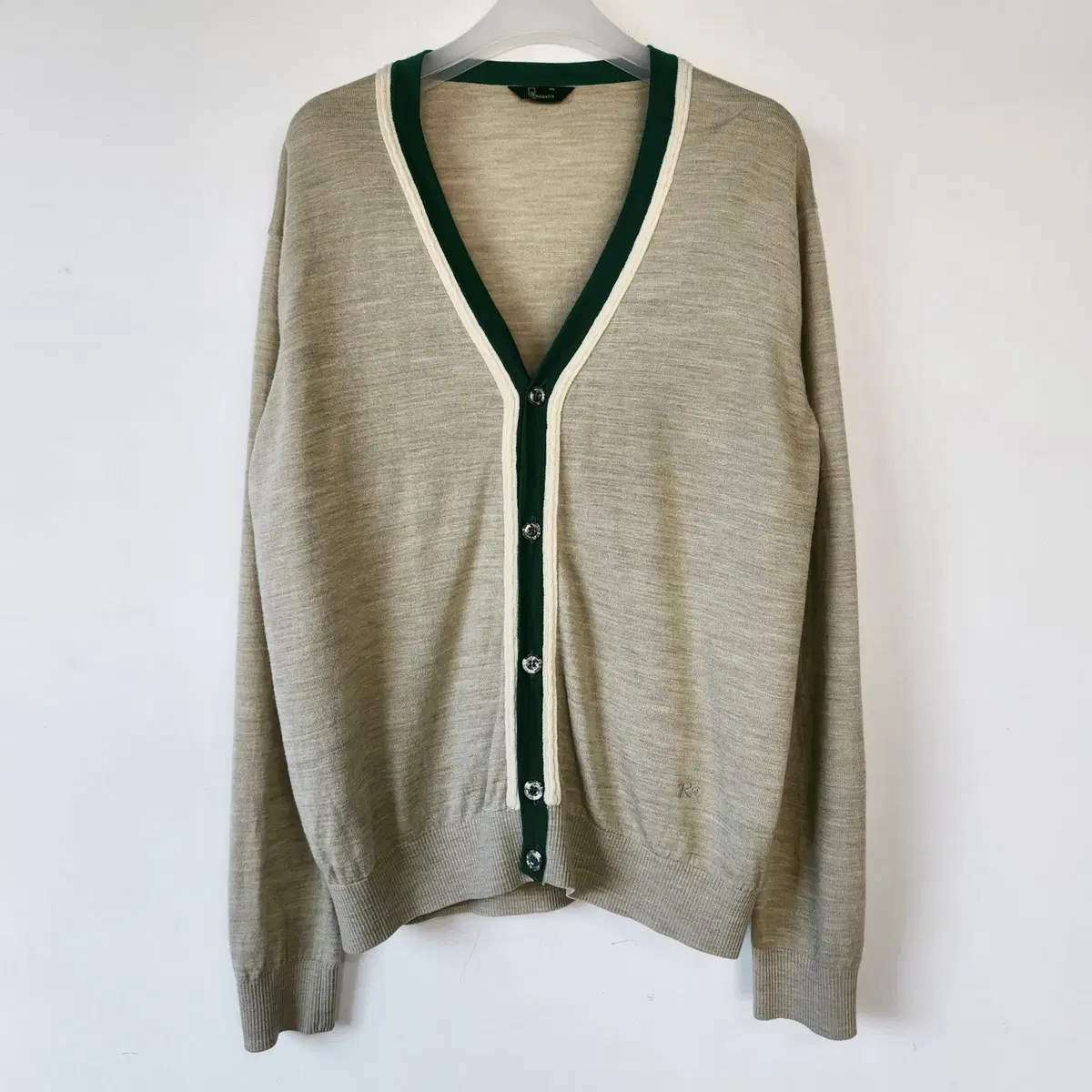 ROGATIS ROGATIS Colorblocked wool cardigan