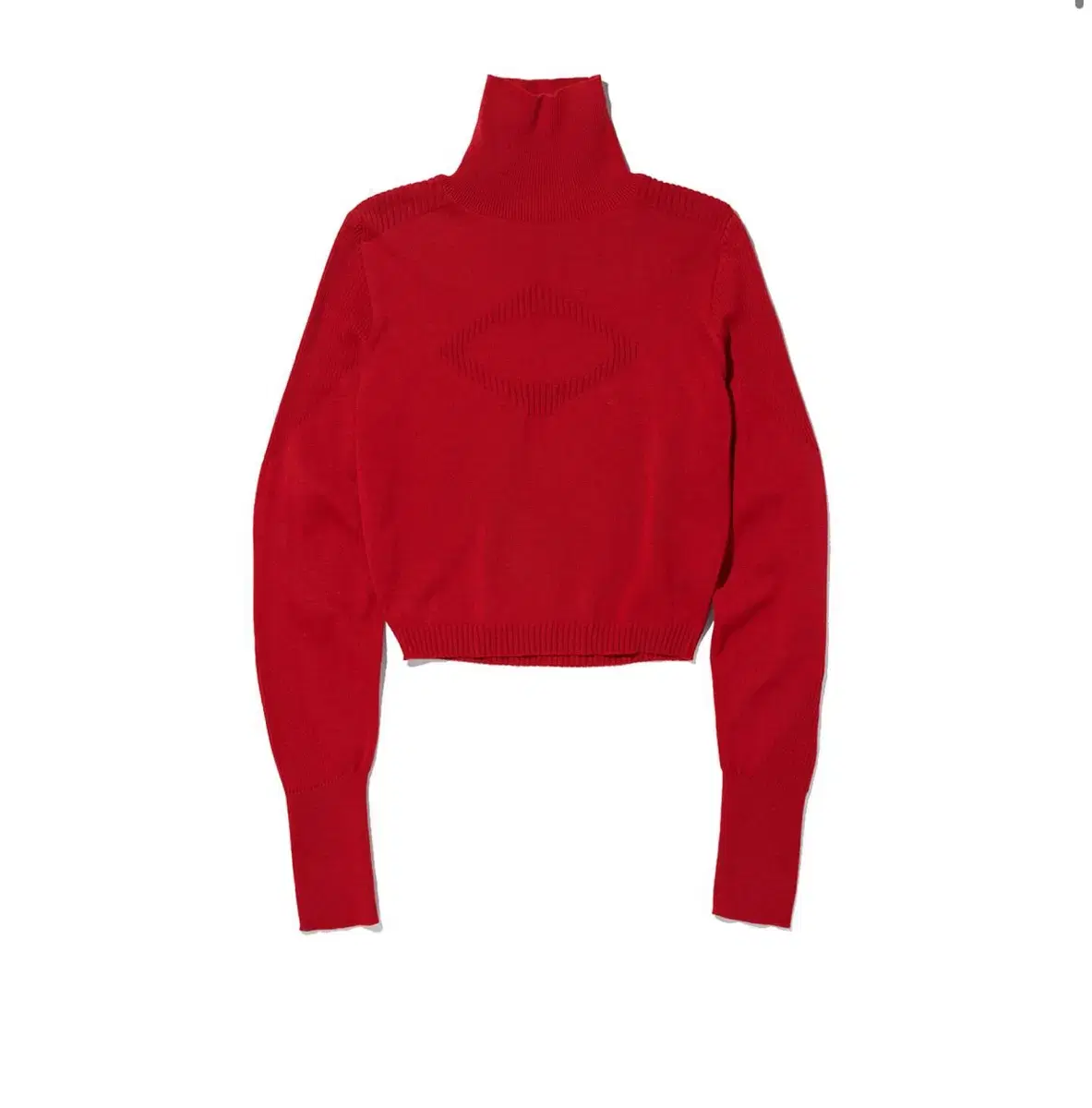 1회시착)미스치프TURTLE NECK KNIT TOP-red