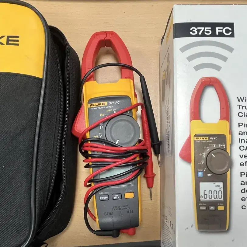 Fluke 375FC 클램프미터 멀티테스터기