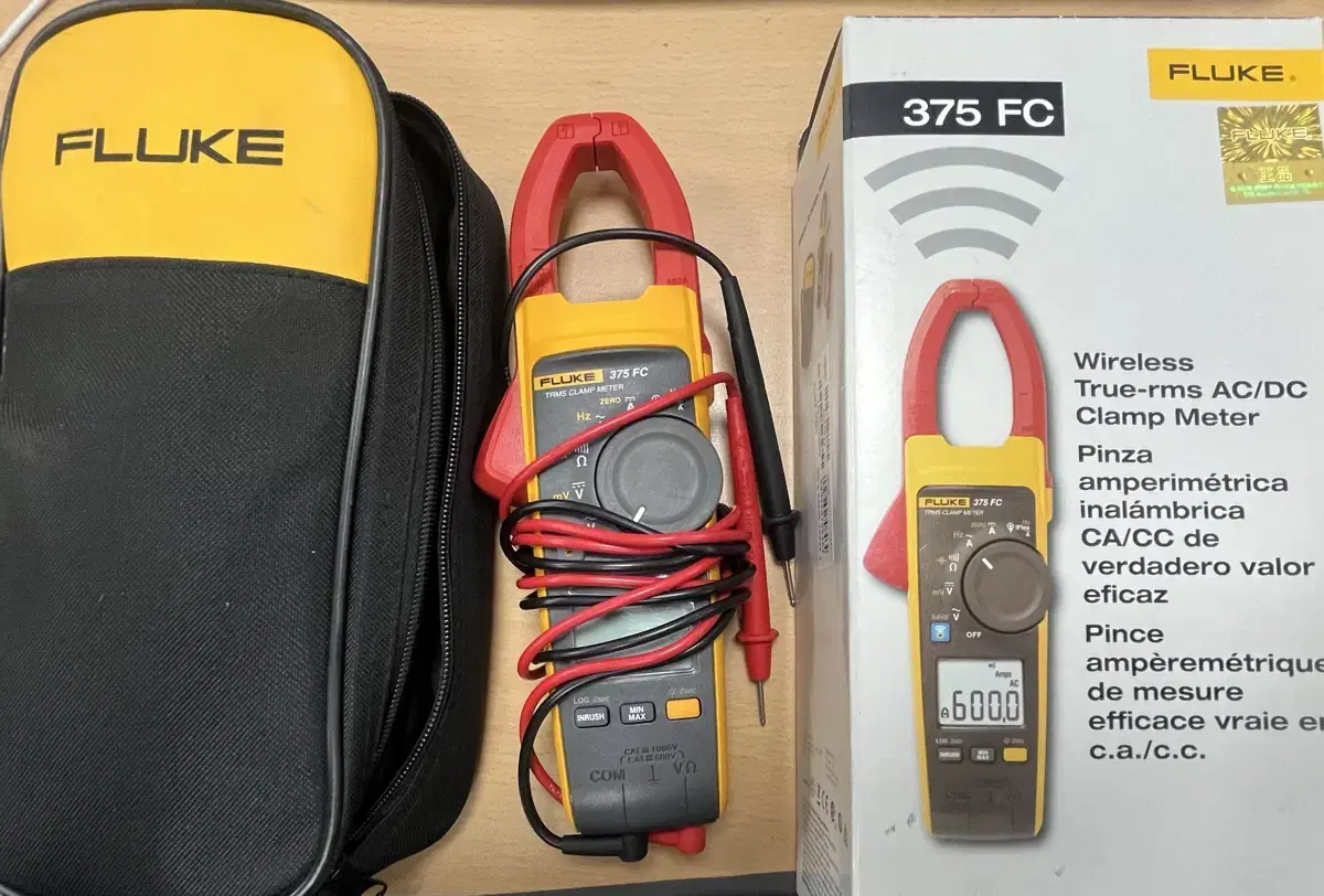 Fluke 375FC 클램프미터 멀티테스터기