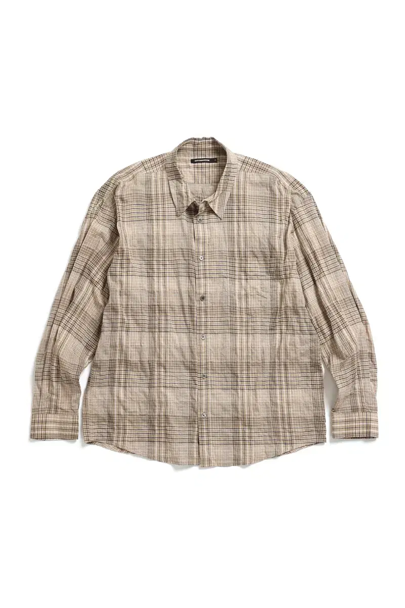 Hatching Room Classic Check Beige Shirt 3