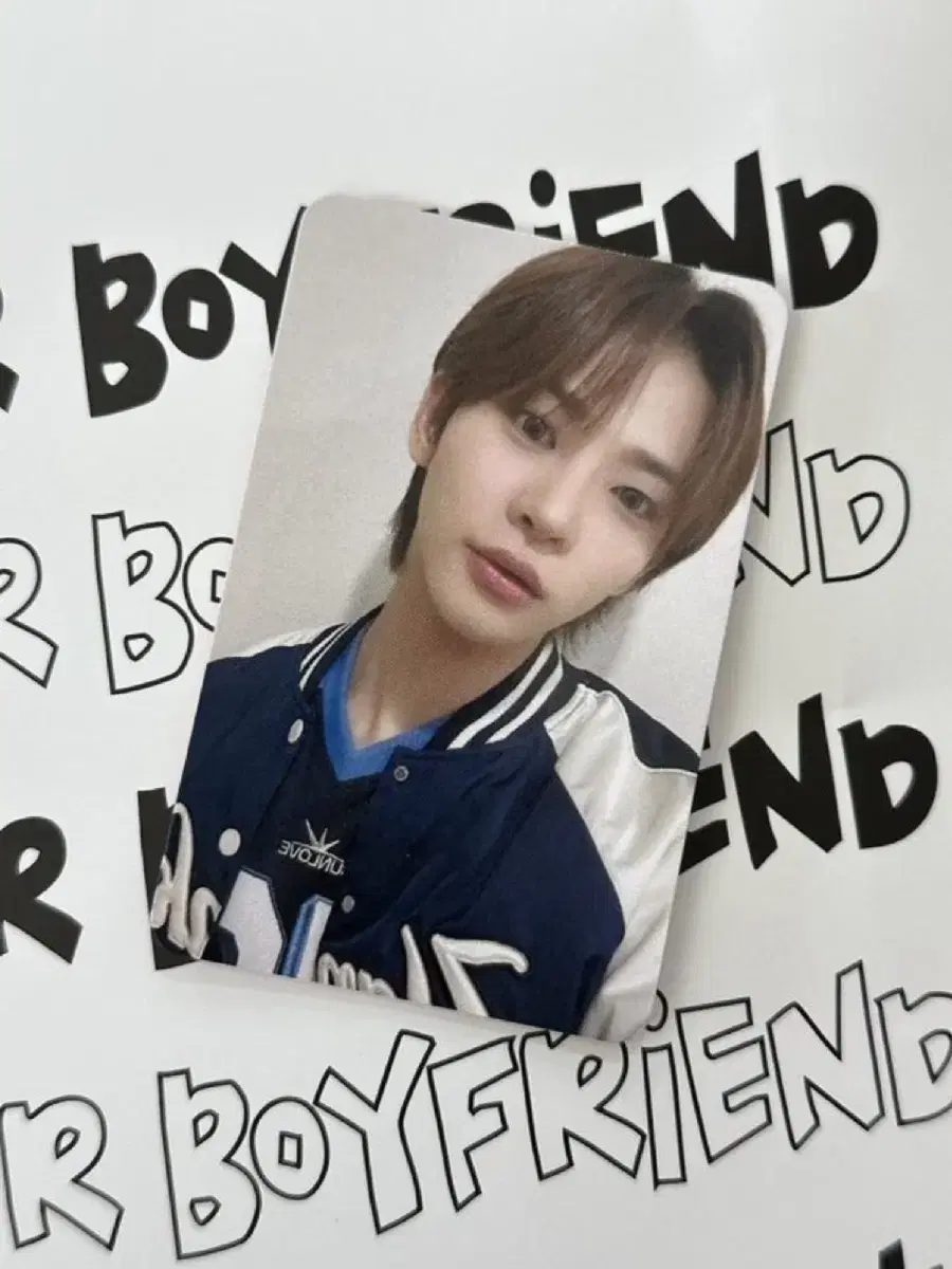 pow hyunbin boyfriends week 1 broadcast photocard wts