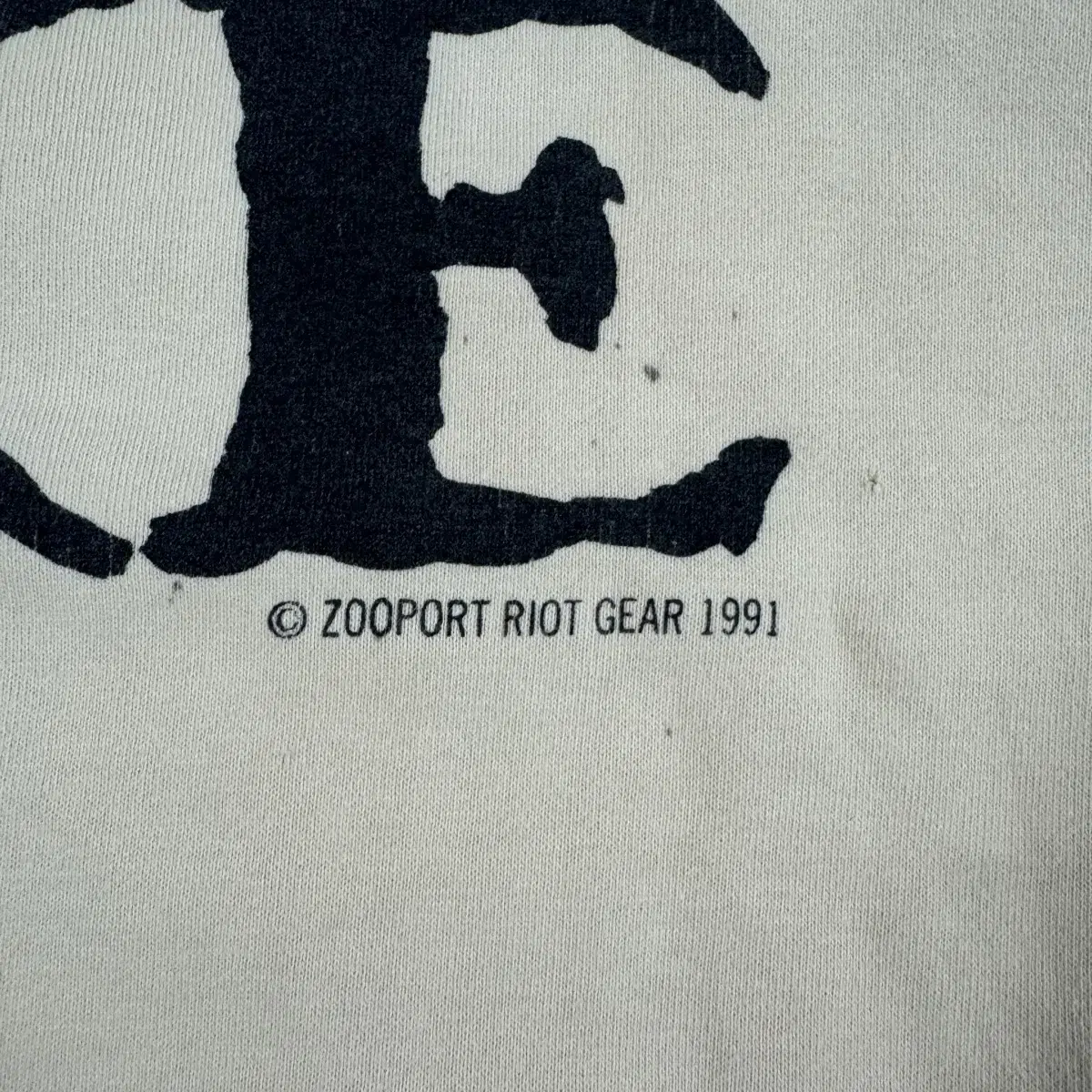 90s 찰리맨슨 Zooport Riot Gear 스웻셔츠